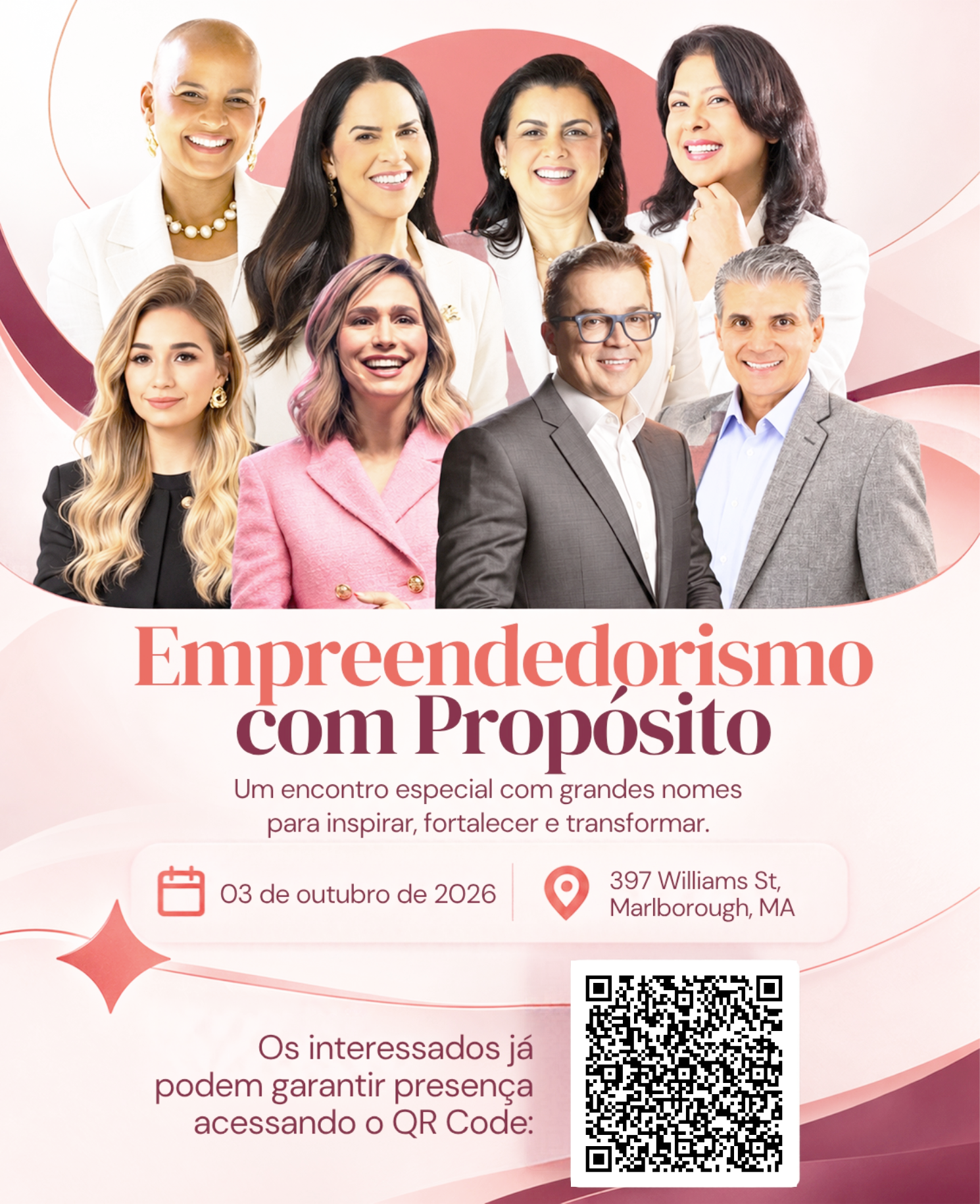 Empreendedorismo com Propósito será realizado no dia 3 de outubro de 2026 em Marlborough